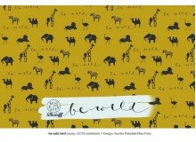 Bio Jersey Lillestoff - Be wild senf